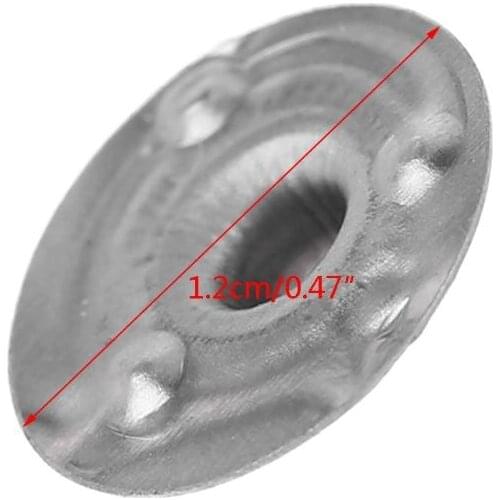 100/200Pcs Candle Wick Metal Sustainer Wick Tabs Silver For Candle Making Gift HX6D