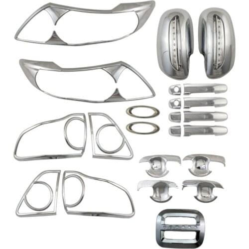 2007 2008 2009 2010 For Toyota Corolla FS ABS Chrome Plated Trim Accessories car Door Mirror Cover With Led