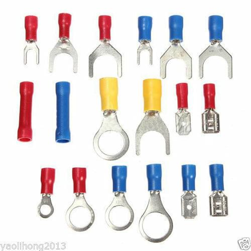 300Pcs Assorted Crimp Terminals Set Insulated Electrical Wiring Connector Kit