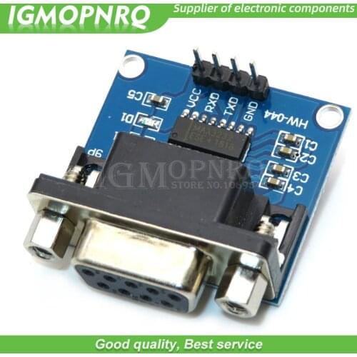 5pcs MAX3232 RS232 to TTL Serial Port Converter Module DB9 Connector MAX232 MAX-3232 RS-232