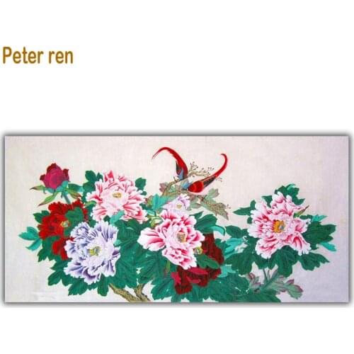 Diy Diamond painting flower Full Diamond embroidery peony 3d square diamond mosaic rhinestones Picture Home Decor Great wealth