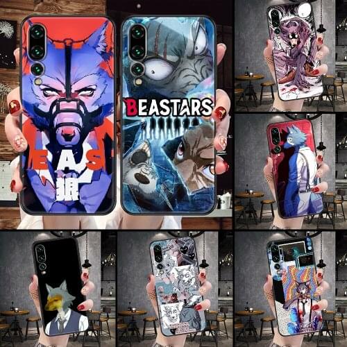 BEASTARS Anime Phone Case For Huawei P Mate P10 P20 P30 P40 10 20 Smart Z Pro Lite black silicone hoesjes trend funda pretty