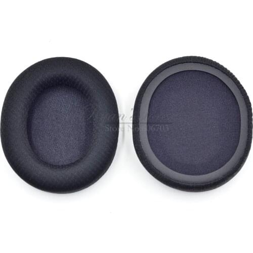 Black fabric ear pads cushion for Audio technica m30 m40 m50 m50x m50s headphone