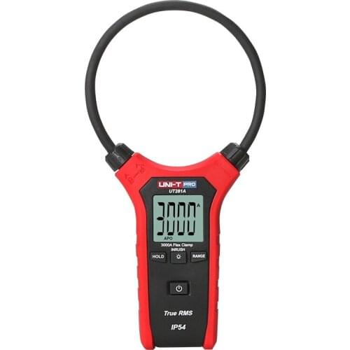 UNI-T UT281A True RMS Smart AC 3000A Digital Flexible Clamp Meter Multimeter Ammeter, Multipurpose Table Backlight / Auto Off