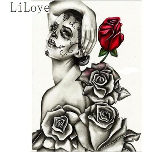 Flowers 5D Diamond Embroidery Icon DIY Diamond Painting Cross Stitch Crystal girl Mosaic Square Rhinestones Decor Painting FZ523