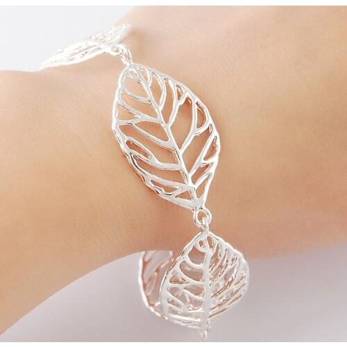 Brand Designer Moon Star Charms 925 Silver Bracelets For Women Fine Jewelry Best Gift