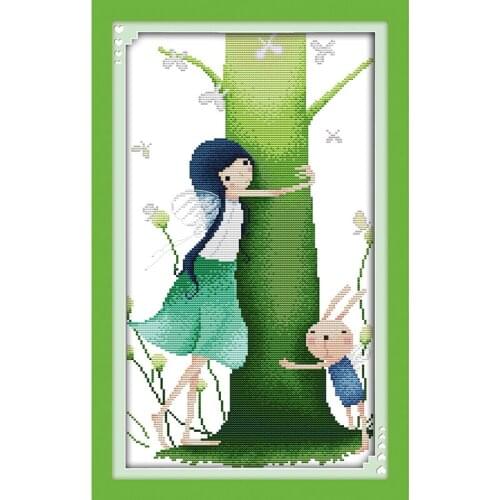 Everlasting Love Reverie Chinese Cross Stitch Kits Ecological Cotton Printed 14CT 11CT DIY Gift Christmas Decorations Gift Home