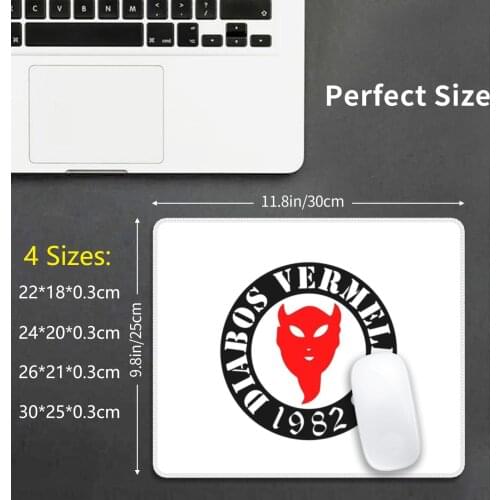 Flag Diabos Vermelhos Mouse Pad DIY Print 1904 Sempre Diabos Vermelhos Eusebio Fan
