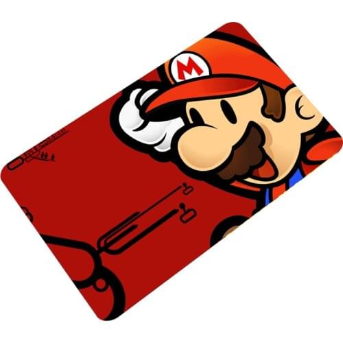 Super Marie Animal Print Door Mat Kitchen Carpet Living Room Hallway Bathroom Entrance Non-slip Floor Mat Home Decor