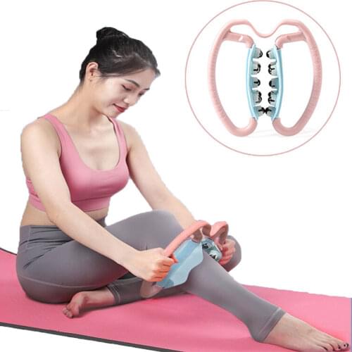 Yoga Massager Wheel Massage Roller for Arm Leg Neck U-shaped Whole Body Muscle Relaxation Massager Yoga Gym Fitness Equipment