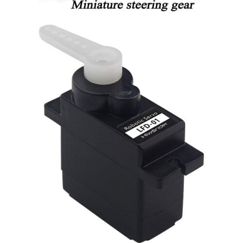 New LFD-01 6V voltage Robot steering gear anti-blocking rotation/anti-scanning tooth PTZ miniature 9G steering gear