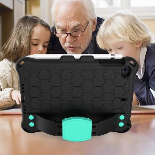 Foam Portable Cover for iPad Mini 1/2/3 Kids Safe Durable EVA Case with Kickstand for iPad Mini 5/Mini 4 7.9 inch+Pen