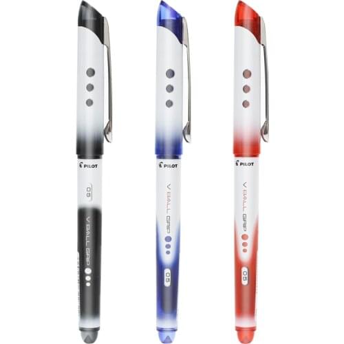 PILOT Ballpoint Pen 0.5mm Roller Ball Pens Smooth Writing Black Blue Red Office School Supplies Papeleria Stationery BLN-VBG5