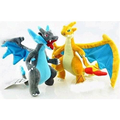 Pokemon 2 Styles 25CM Charizard Plush Dolls Mega evolution XY Charizard Plush Soft Stuffed Animals Toys For Kids Gifts