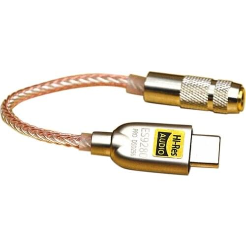 Hot Portable Headphone Amplifier ES9280C Typec Audio HIFI Adapter HPA ESS DSD Headset Type C DAC Amp for Android Phone