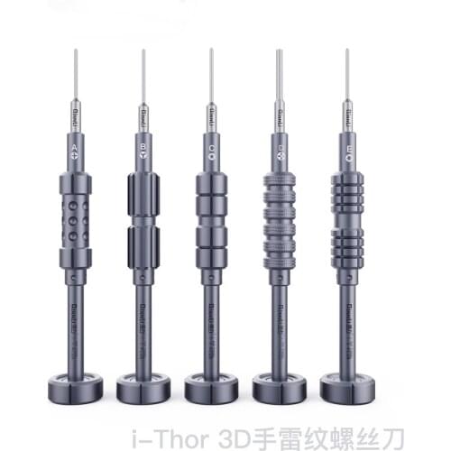 Qianli 3D Anti-Rust /Slip High-Precision Batch Header Screwdriver Set Philips Pentalobe Y Convex Cross For Mobile Phone Repair