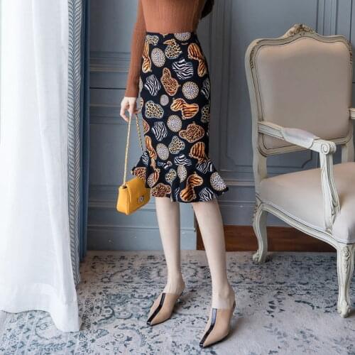 Plus Size 5xl Womens Mermaid Skirt Big Size 4xl Casual Plaid Good Elastic Skirt Korean Office Women Sexy Midi Skirts Jupe Femme