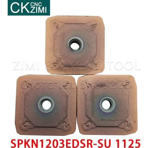 SPKN1203EDSR-SU 1125 CNC carbide inserts milling blade SPKN turning tools Cutting Tools SPKN 1203 EDSR External Turning Inserts