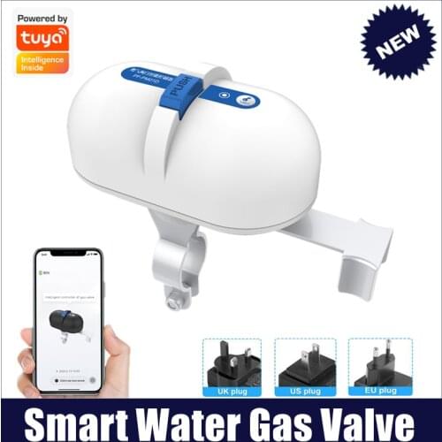 Smart Home Tuya Valve Smart Water/Gas Valve Automation Control Work With Alexa Google Assistant Smart Life ZigBee Required NEW