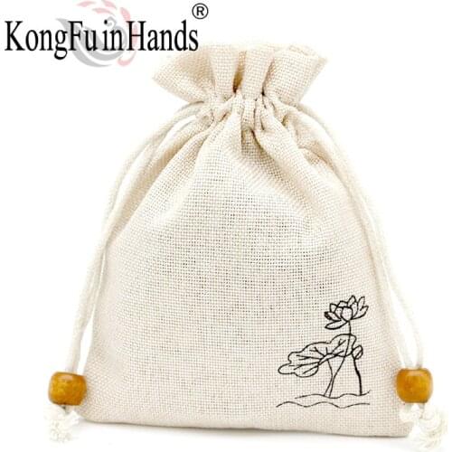 Jewelry Packaging Fabric Small Pouches Drawstring Bag Small Pocket Handmade Drawstring Christmas Gift Small Bag Fast Shipping