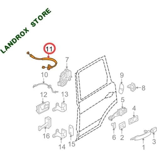 Car Tailgate Exterior Lock Cable For Land Rover Range Rover Sport 2005-2013 OEM :FQZ500153