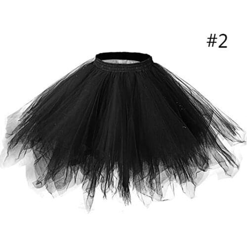 In Stock Multi Colored Short Petticoat Tulle Crinoline 2018 Hot Sale Underskirt for Girl Cheap Wedding Accessories SA941
