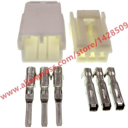 5 Sets 3 Pin Electrical Auto Female Male Connector Car Reading Light Harness Cable Socket 174928-2 174921-1