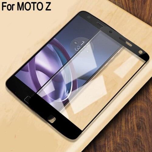 2PCS Full Curved Screen Protector For MOTO Z Full Cover Tempered Glass For MOTO Z Protective Flim motoz