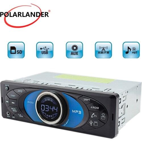2.5 Inch 1 Din Support Bluetooth USB TF AUX FM autoradio MP3 Hands Free Calling Car Radio Music Player auto Bluetooth