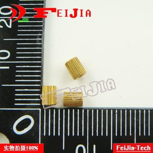 Free shipping M2*4mm double-pass monitoring security copper knurled pillars Hardware Fasteners Bolts