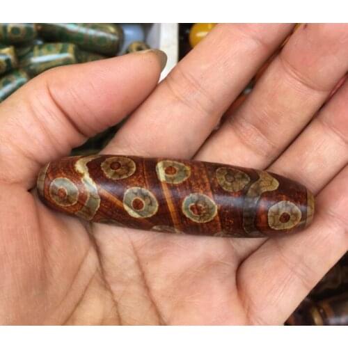 Free shipping tibetan prayer worry dzi bead old stone eye amulet gzi antique tibet