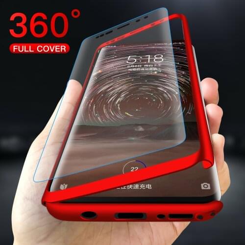 360 Degree Full Cover Phone Case For Huawei Nova 2 3 4 5 5i 6 7 P20 P30 P40 Lite Pro Screen Protector Cases With Tempered Glass