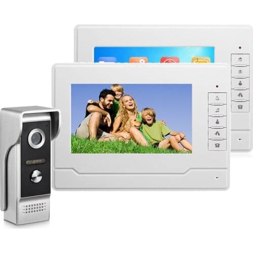 Color LCD Video Ring Doorbell Camera Visual Intercom Night Vision Two-Way Intercom Video Door Phone Video Door Entry Phone Call