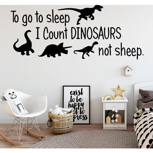 Baby Kids Room Beautifully Decorated Dinosaur Wall Sticker Quotes Wall Sticker Phrase Sticker Dinosaur Room Decoration