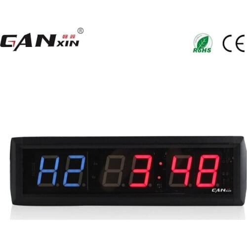 [Ganxin] for Led Display 1.8 inch Programmable Interval Timer Clock Gym Timer crossfit wall clock sport clock
