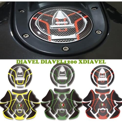 KODASKIN Protection Motorcycle Gas fuel Tank Cap Pad StickerS Decals protector fit for DUCATI DIAVEL DIAVEL1200 XDIAVEL