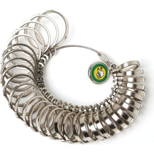 Finger Ring Metal Meter Gauge Tools Measure Size for Jewelry Jewelry Tools