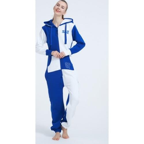 Nordic Way Overall One Piece Jumpsuit ZOOOP IT UP Women Playsuit Adult Hoody Fleece