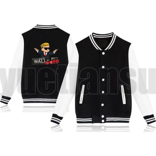 Fashion Casual WallStreetBets Coat Women Jacket Hip Hop Winter Jacket Female Baseball Woman Jacket Gamestop Hoodie WBS Clothing