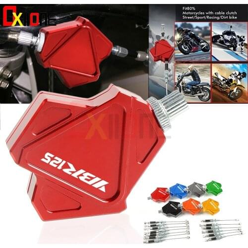 Motorcycle CNC Stunt Clutch Lever Motorbike Easy Pull Cable System For Yamaha YBR125 YBR 125 2005 2006 2007 2008 2009-2014 2015