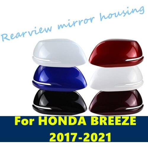 For HONDA BREEZE 2017-2021 Car Rear-view Mirror Covers Shell Rearview Mirror Edge Guards Cover Exterior decoration Accessories