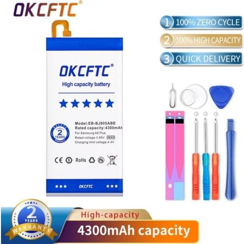 OKCFTC Samsung Galaxy A6 Plus Batteries