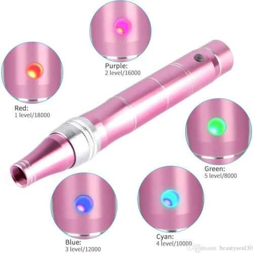 FDA Rechargeable Auto Electric Dr pen Wireless Derma Stamp Microneedle DermaRoller Fits Screw Needles Cartridge Tips Skin Care