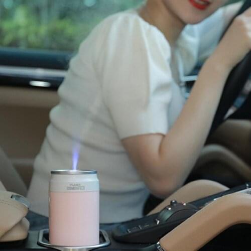 Portable Car Humidifier 2-Gear Adjustment USB LED Office Desktop Automatic Power-off Air Humidifiers for Vehicle Car Accessories