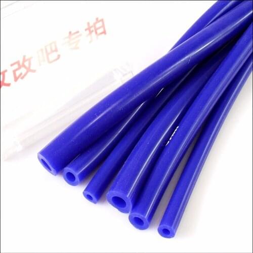 Universal 1M ID 10mm/12mm/14mm/16mm Turbo Air Filter silicone vacuum hose 100% Cooler Silicone Hose Pipe Intake Pipe Black/Blue