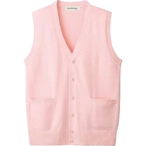 Japanese Girl College Students Sweater Waistcoat V-neck Jk Uniform Knitted Cardigan Vest Campus Spring And Autumn Daily Clothes