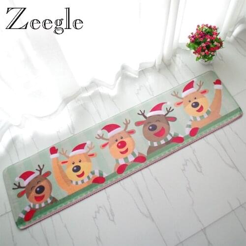 Zeegle Cartoon Yoga Foot Rug Retangle Carpet Non-slip Living Room Mat Absorption Bedroom Soft Foot Rug Bedside Exercise Rug