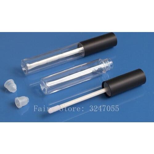 10/30/50/100pcs 10ml Round Empty Lip Gloss Tubes Bottles Lip Balm Bottle Brush Container Mini Refillable Bottle Lipgloss Tube
