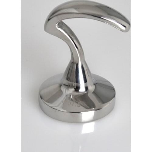 57.5mm Stainless Steel Coffee Tamper Flat Base Espresso Beans Press Tool Coffeeware