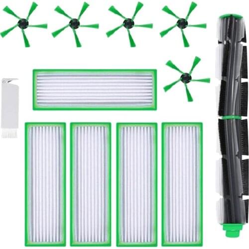 Accessories Round Brush Filter Side Brushes Spare Parts for Vorwerk Kobold VR200 Robot Vacuum Cleaner Parts
